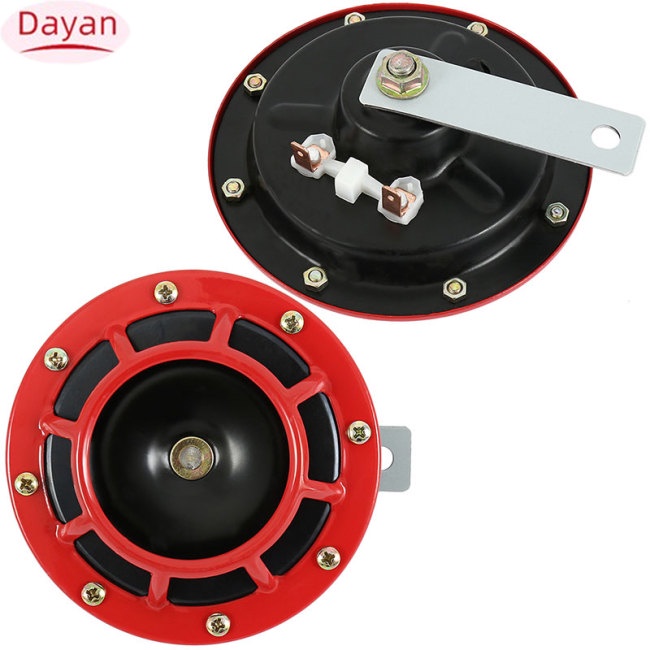Còi Xe Hơi / Xe Máy 12v Siêu Lớn Có Lưới Tản Nhiệt Màu Sắc Mới