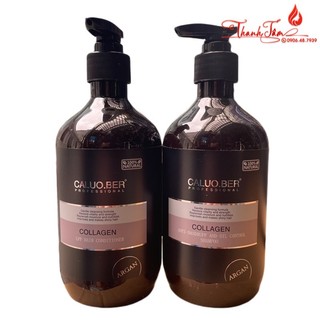 Dầu gội xả Caluo.ber dành cho tóc gàu ngứa Collagen 500mlx2