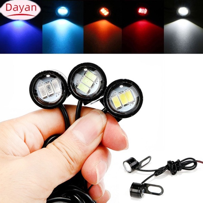 Đèn led 3 Bóng 12v gw250 Trang Trí Gương Chiếu Hậu Xe Mô Tô