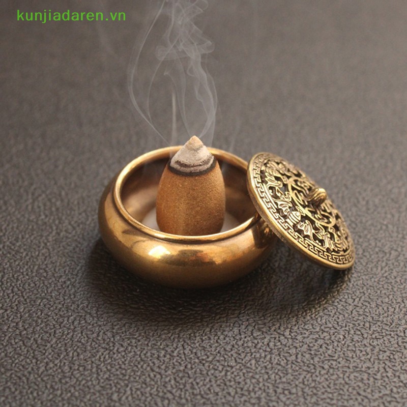 Ada Đế Đốt Trầm Hương Bằng Đồng Thau Hình Cung Hoàng Đạo Độc Đáo