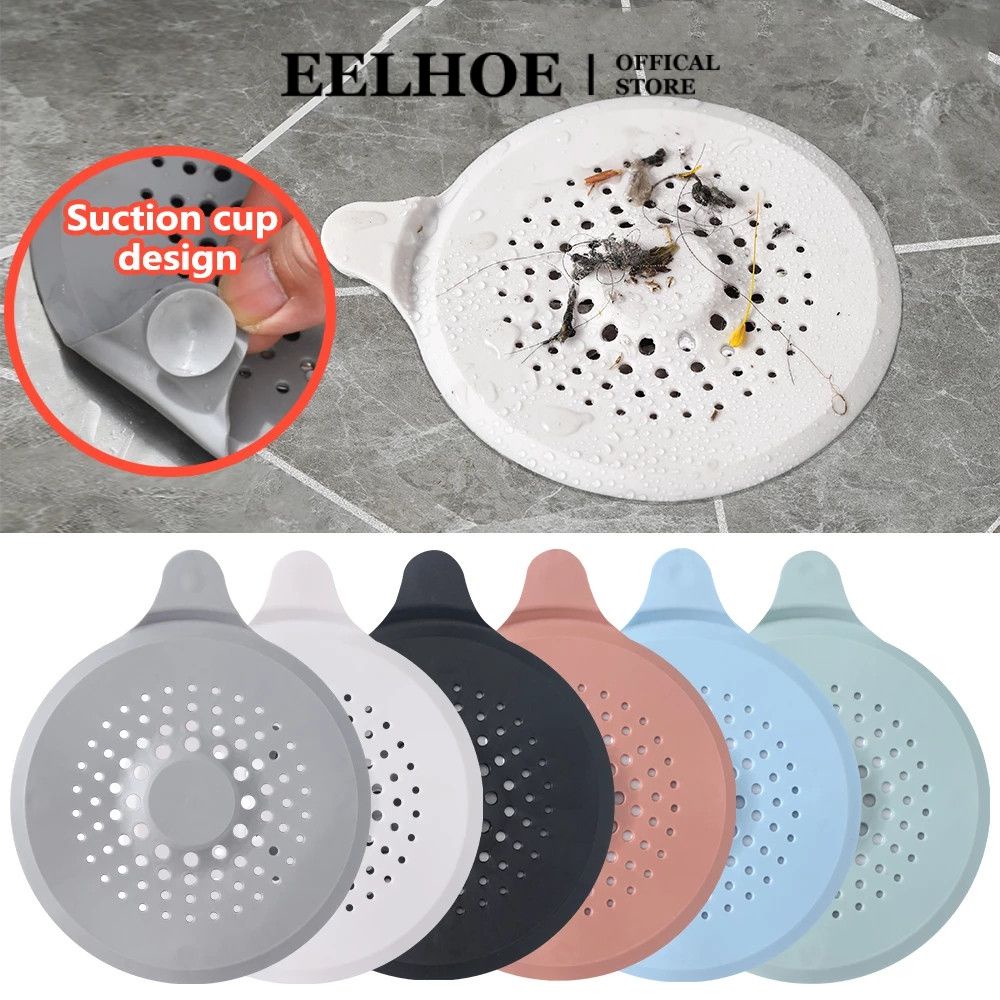 EELHOE Silicone Chậu Lọc Chậu Rửa Chống tắc Nắp Thoát Nước Sàn Nhà Tắm Xả Tóc Chống tắc Bộ Lọc Bồn Rửa Chén Cắm Phụ Kiện Phòng Tắm miiki_vn