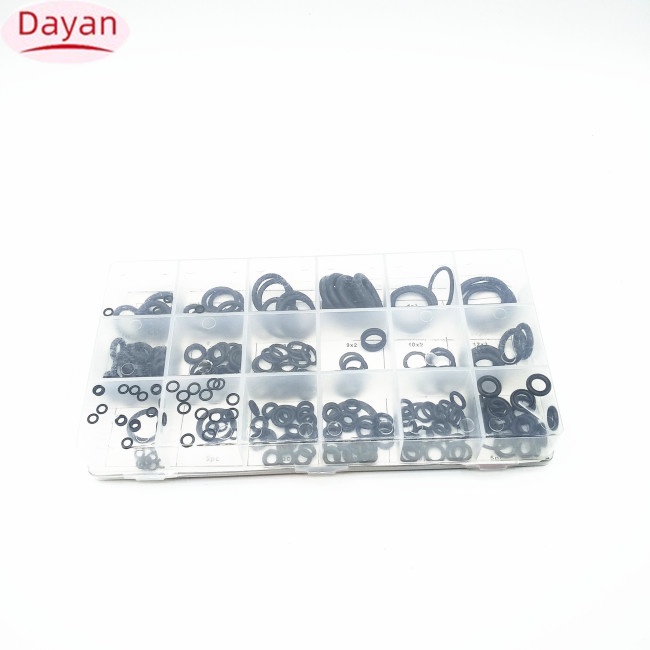 Hộp 225 Vòng Đệm Cao Su Hình Chữ o Sửa Chữa Máy Điều Hòa Xe Hơi