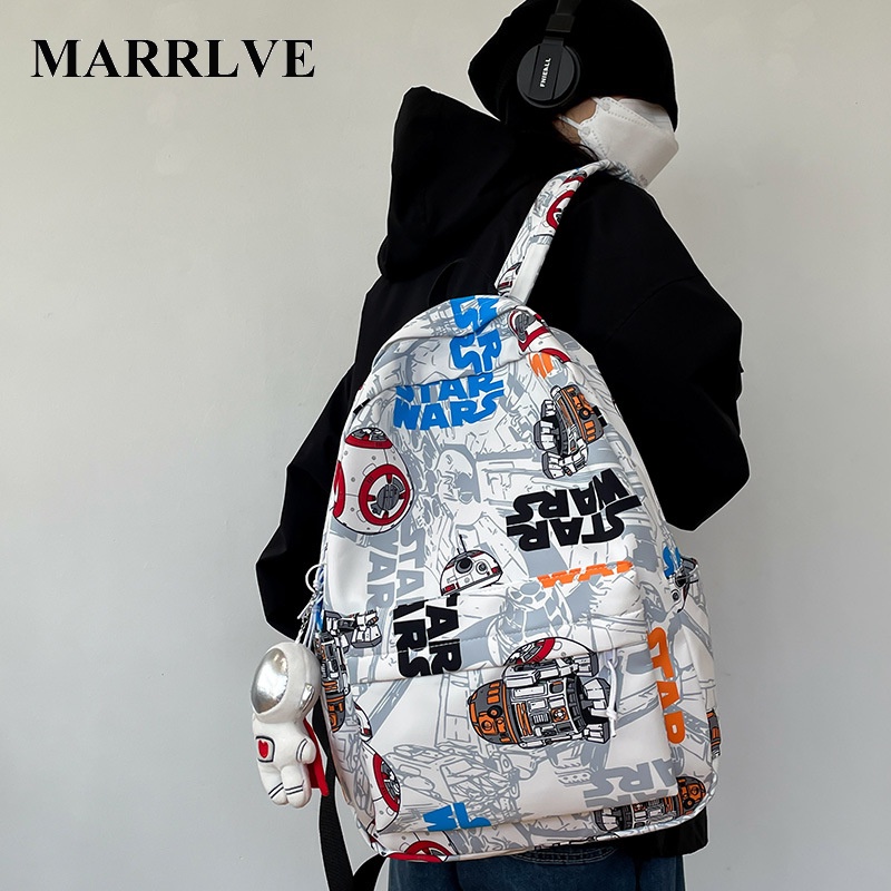 MARRLVE Balo vải oxford nam nhiều màu Cỡ Lớn Balo Thời Trang 2023 NEW K96T41J 35Z230828