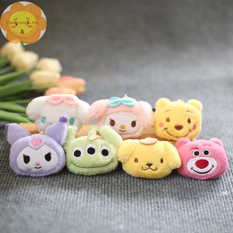 SANRIO Vastji Móc Khóa Hình Búp Bê Nhồi Bông kuromi cinnamoroll Đáng Yêu vn