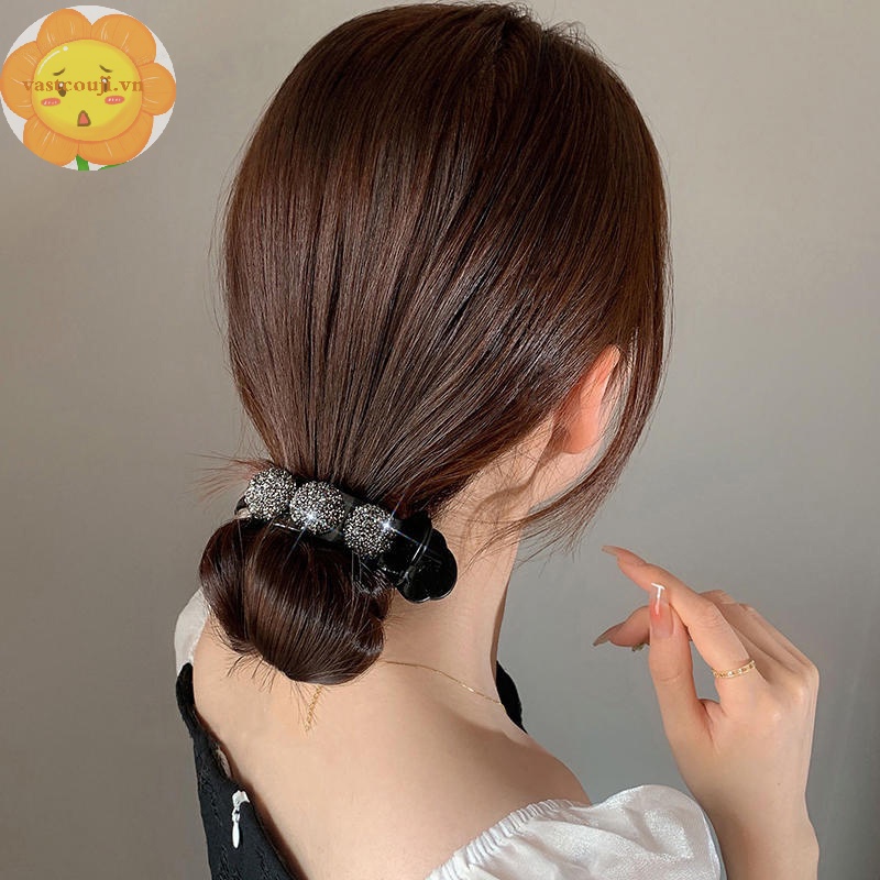Vastji Kẹp Tóc Nơ Đính Đá Thời Trang Cho Nữ vn