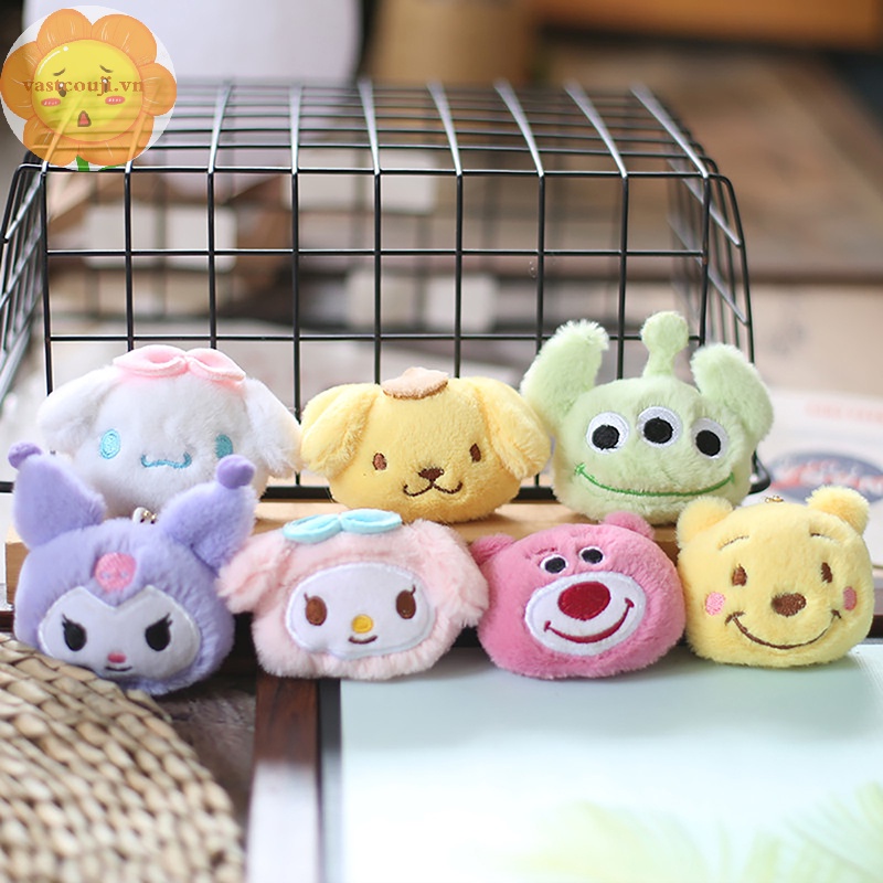 SANRIO Vastji Móc Khóa Hình Búp Bê Nhồi Bông kuromi cinnamoroll Đáng Yêu vn