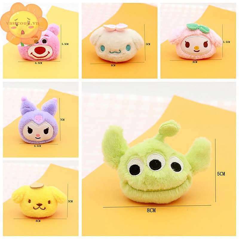 SANRIO Vastji Móc Khóa Hình Búp Bê Nhồi Bông kuromi cinnamoroll Đáng Yêu vn