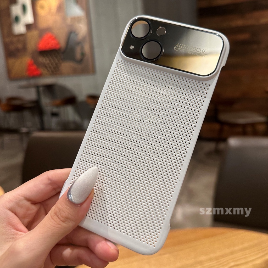 Ốp Điện Thoại Chống Sốc Kiểu Lưới Tản Nhiệt Cho iphone 15 12 13 14 pro max