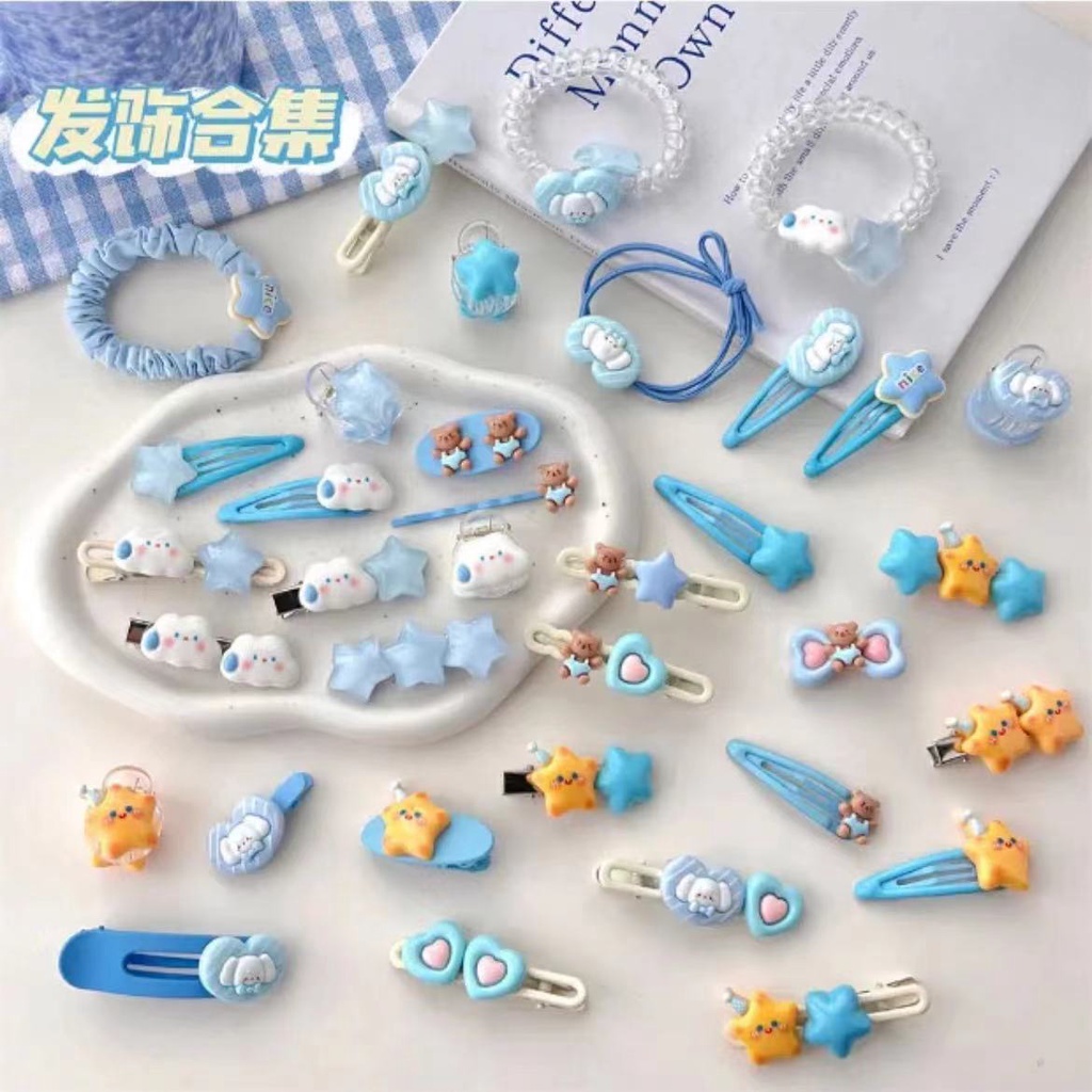 Kẹp Tóc Hình Đám Mây / Ngôi Sao / Đám Mây Ngọt Ngào