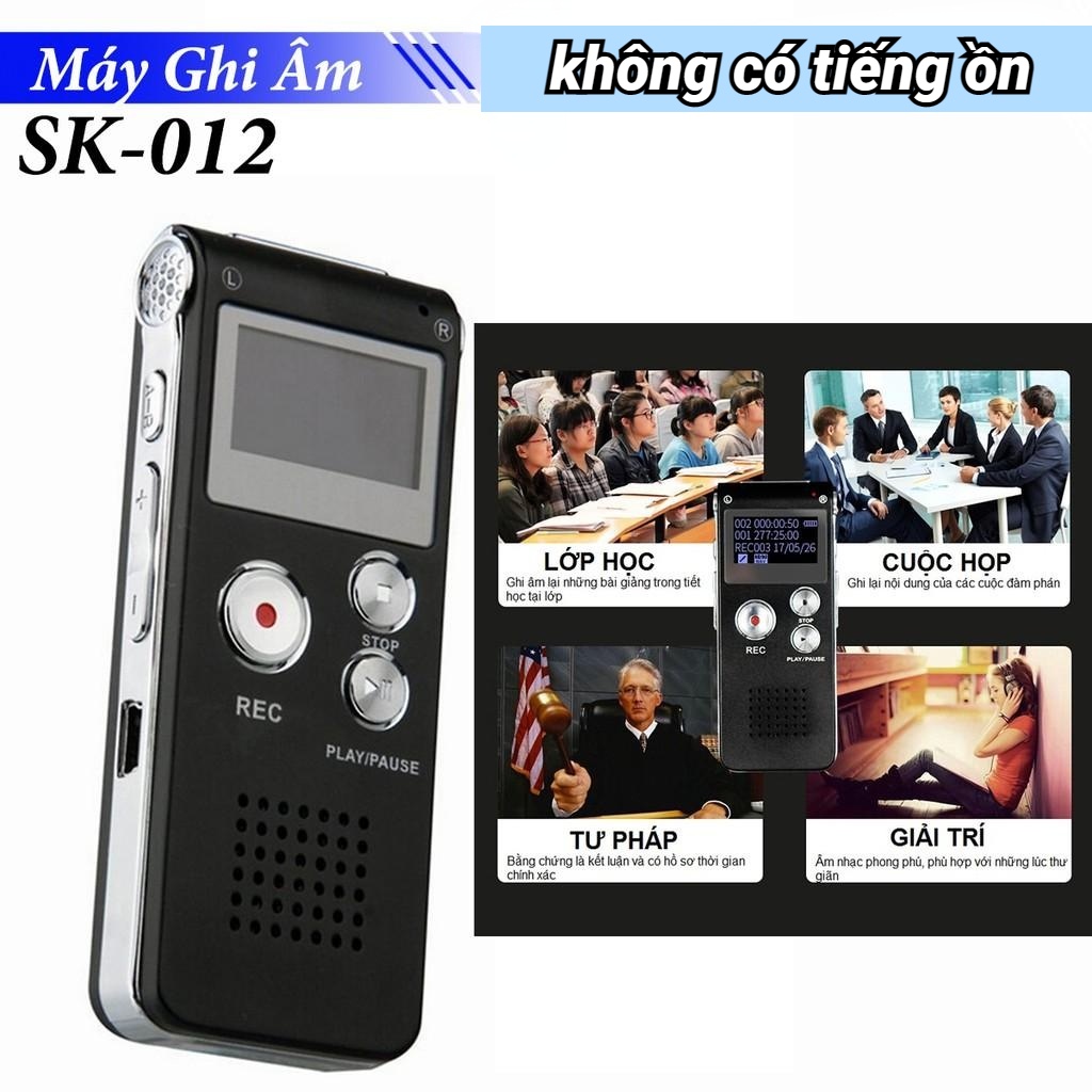Máy ghi âm giọng nói SK-012 8GB 16GB chất lượng cao tiện dụng kèm phụ kiện