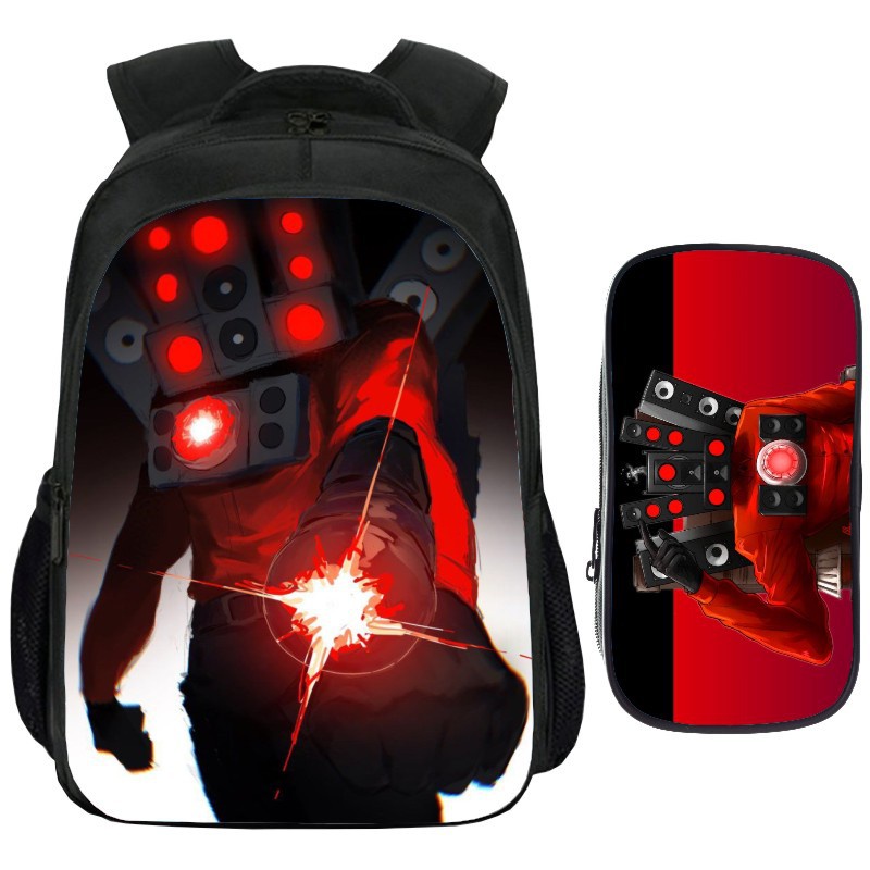 Good skibidi Túi Đựng Bút In Hình toilet Sức Chứa Lớn Thoáng Khí Đa Năng Cho Nam Sinh