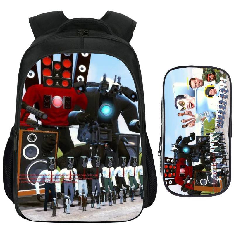 Good skibidi Túi Đựng Bút In Hình toilet Sức Chứa Lớn Thoáng Khí Đa Năng Cho Nam Sinh