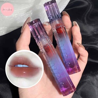 Son Bóng HELLOSTYLE Vỏ Tím Lên Môi Căng Mọng Tự Nhiên