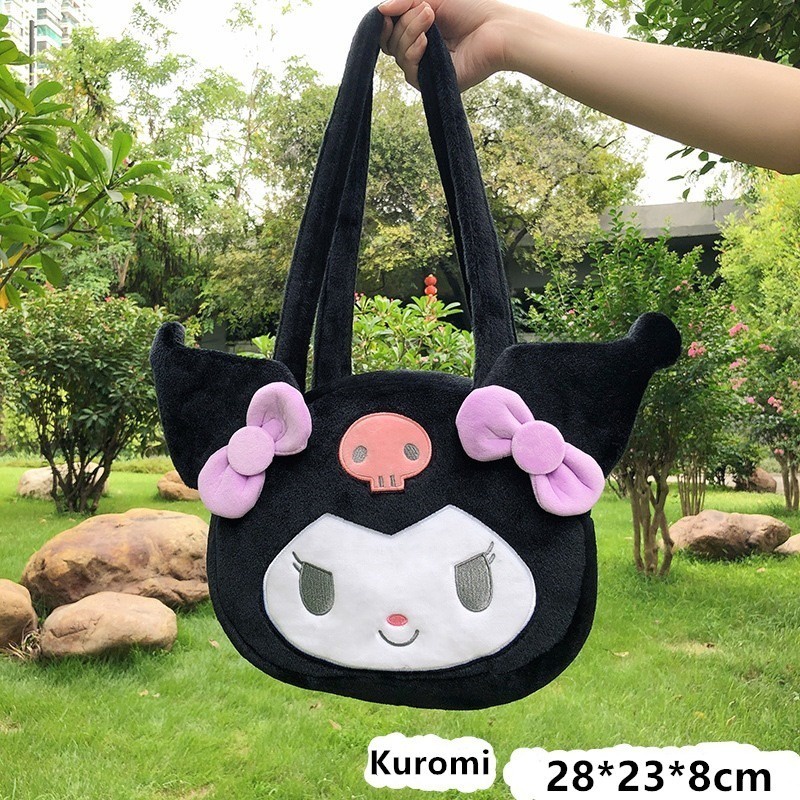 Sanrio ins cinnamoroll Túi Đeo Chéo Vai Nhồi Bông Hoạt Hình melody kuromi kawaii Dễ Thương Cho Nữ