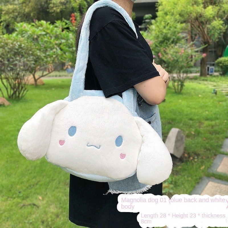 Sanrio ins cinnamoroll Túi Đeo Chéo Vai Nhồi Bông Hoạt Hình melody kuromi kawaii Dễ Thương Cho Nữ