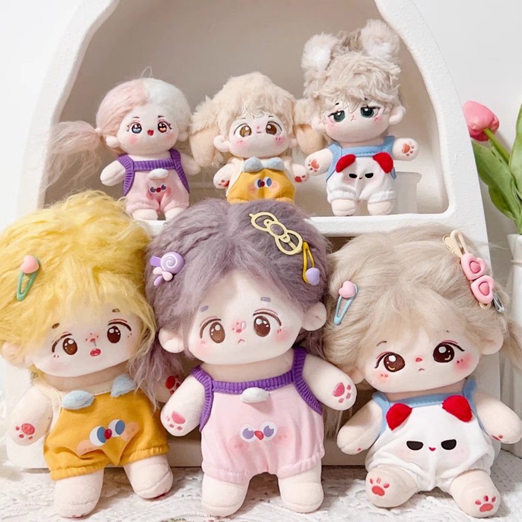 Móc Khóa Búp Bê Nhồi Bông Dài 10cm Dễ Thương