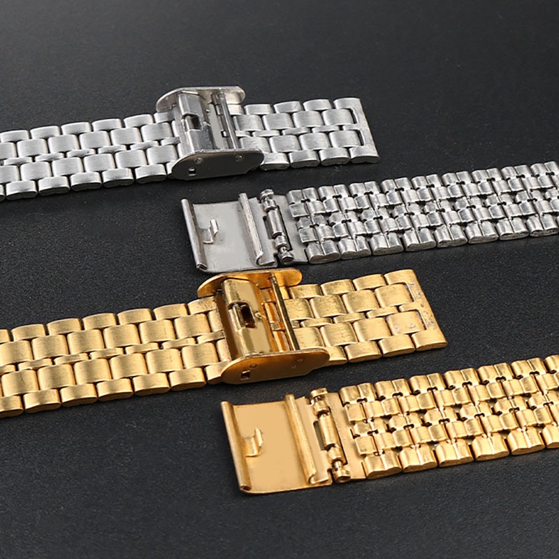 Dây Đeo Bằng Thép Không Gỉ 18mm Cho Đồng Hồ casio a158w aq230 ae1000 f91w