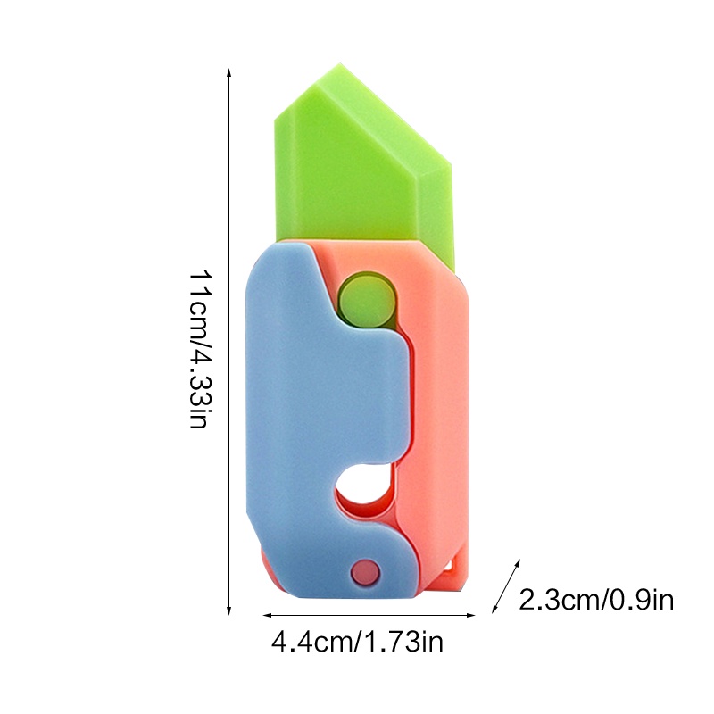 Đồ Chơi Dao In 3d Giải Nén Bằng Nhựa