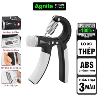 Kìm Bóp Tập Cơ Tay Chính Hãng Có đếm Số Agnite - Tăng Lưu Thông Máu Gym Tiện Lợi Dễ Mang Theo Nhiều Mức Lực - ER021