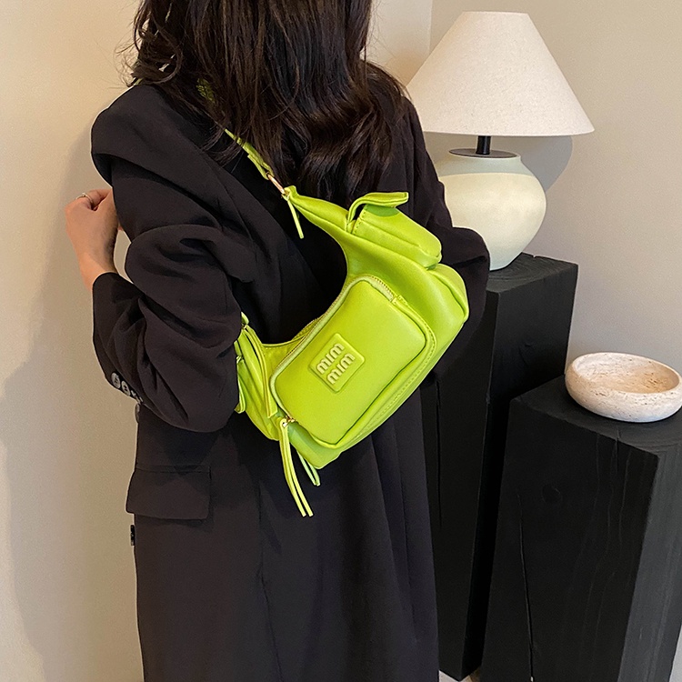 Niche Túi Đeo Chéo Hình Vuông Nhỏ Màu Bạc Thời Trang Độc Đáo