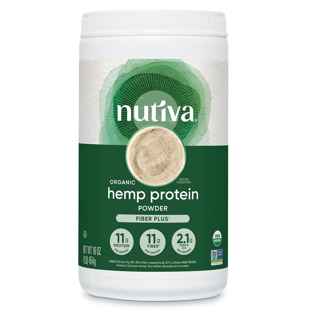 Protein bột gai d.ầ.u hữu cơ Nutiva Organic Hem.p Protein 454g