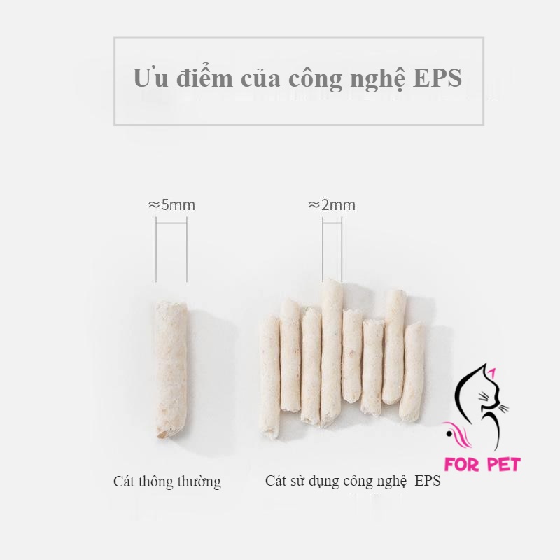 🌈 Cát Đậu Nành Randolph Siêu Khử Mùi Cho Mèo - Cát Vệ Sinh Dành Cho Thú Cưng