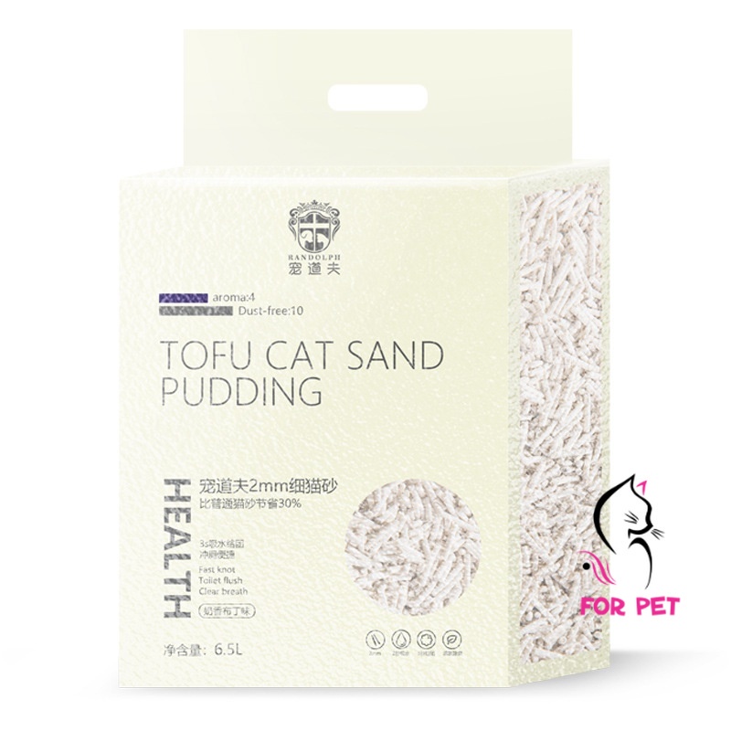 🌈 Cát Đậu Nành Randolph Siêu Khử Mùi Cho Mèo - Cát Vệ Sinh Dành Cho Thú Cưng