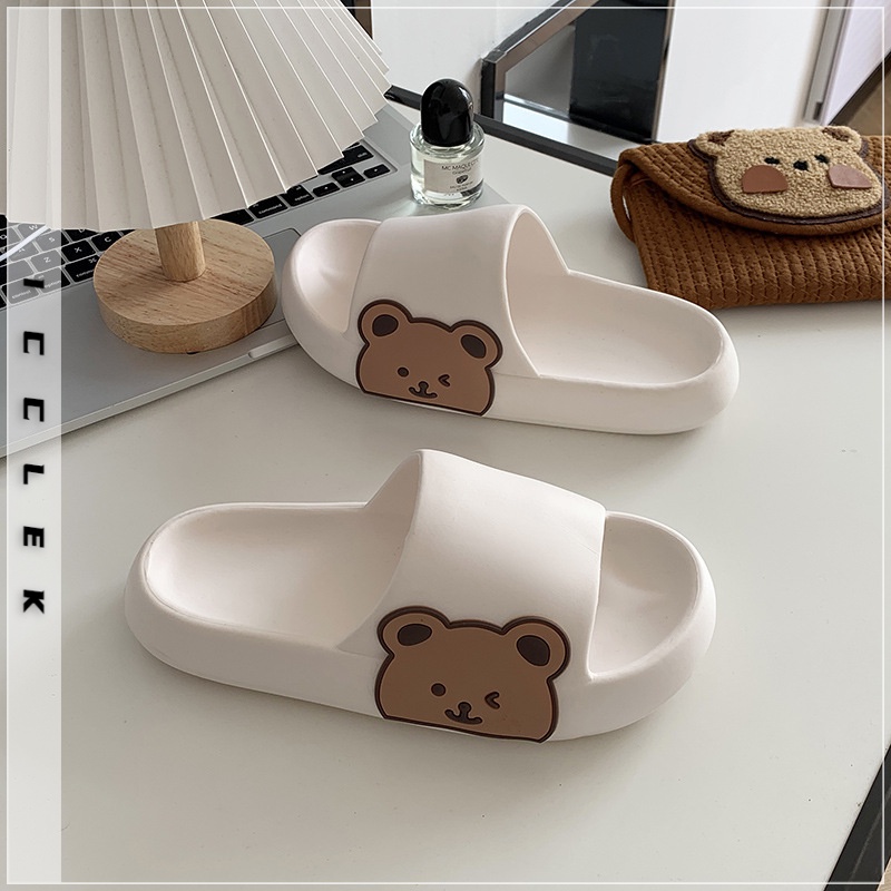 ICCLEK dép nữ dép bánh mì nữ Thoải mái Giày dép B90H2WS 35Z230828