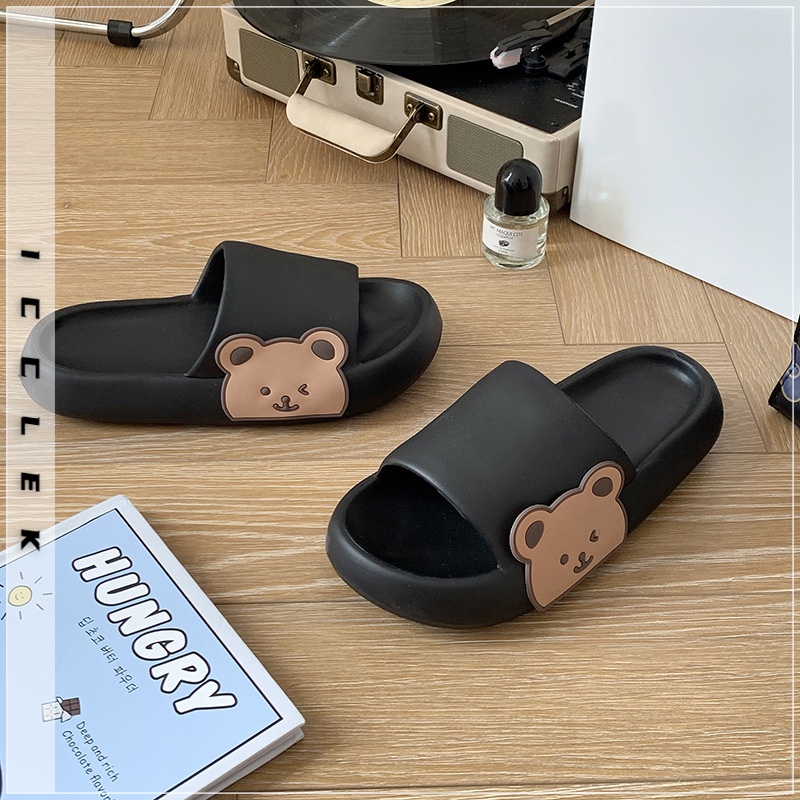 ICCLEK dép nữ dép bánh mì nữ Thoải mái Giày dép B90H2WS 35Z230828