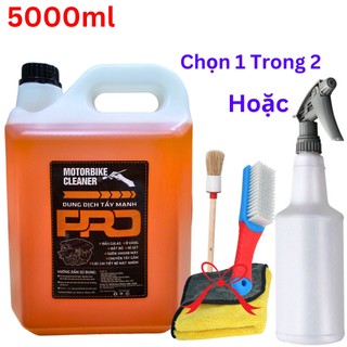 Motorbike Cleaner Pro Can Lớn 5L Tẩy Đa Năng,Tẩy Cổ Pô,Ố Vàng,Rỉ Sét,Dầu Nhớt,Đất Đỏ