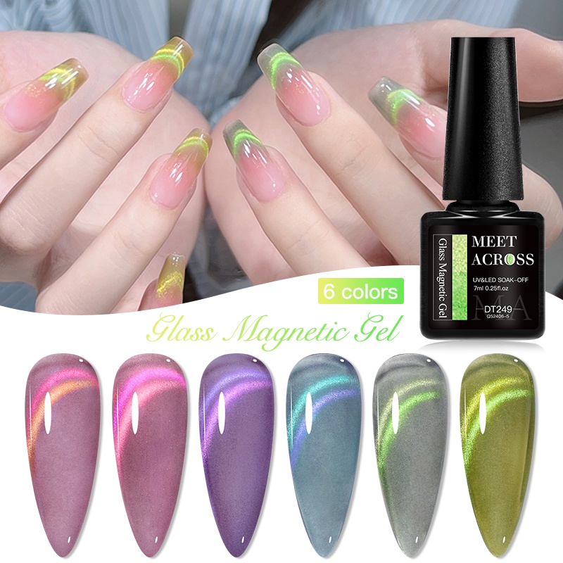 Gel Thạch Pha Lê Từ Tính MTSSII MEET ACROSS Màu Cầu Vồng Trang Trí Cho Bữa Tiệc 7ml