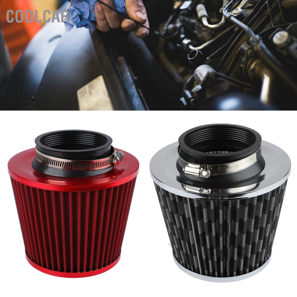 CoolCar Bộ lọc không khí ô tô Dòng chảy cao Lọc mạnh mẽ 16 nạp hình xuyên tâm cho xe