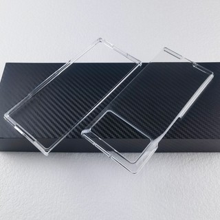 Bao Da Điện Thoại pc Cứng Màu Pha Lê Trong Suốt Bảo Vệ camera Cho xiaomi mi mix fold 3 fold3 5g Ốp