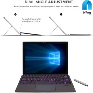 Bàn Phím bluetooth Không Dây ft-1089d Có Đèn Nền Cảm Ứng Cho microsoft surface pro 3 4 5 6