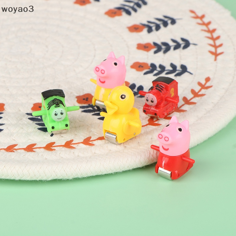 Bộ Đồ Chơi Đường Ray Xe Lửa / Heo Hoạt Hình / Heo / Vịt Leo Cầu Thang woyao3