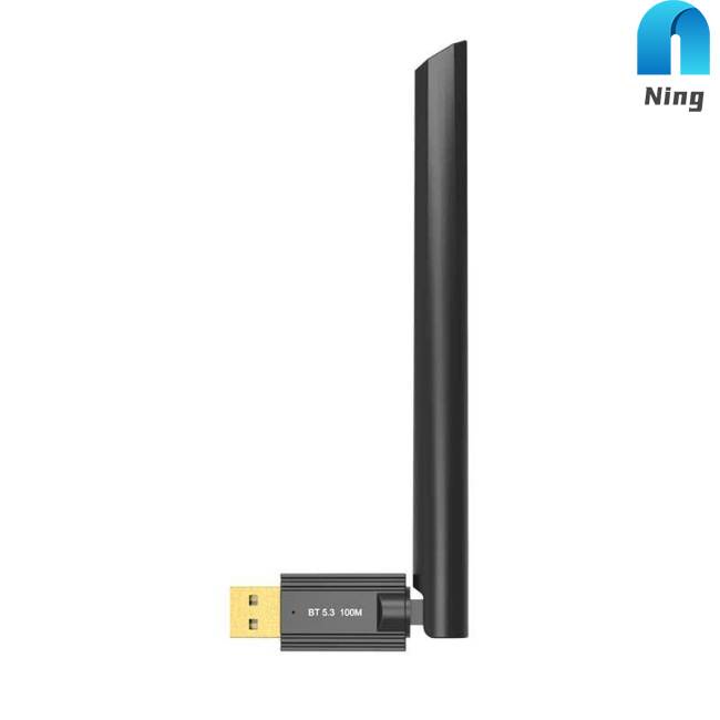 Ning Bộ Thu Phát Tín Hiệu bluetooth 5.3 usb Phạm Vi 100m Cho pc laptop
