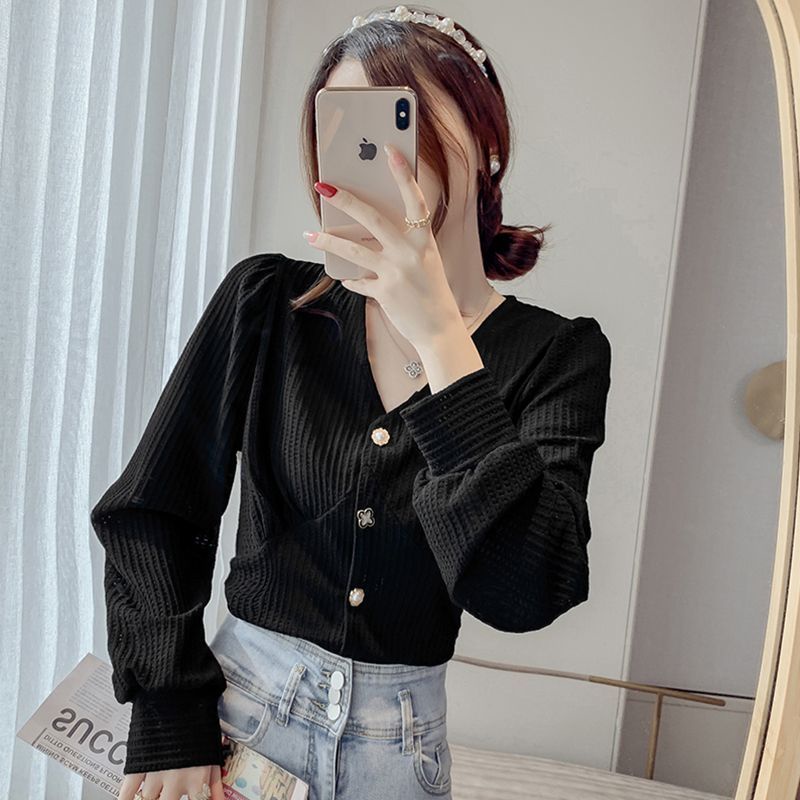 Áo Sơ Mi chiffon Tay Dài Thời Trang Xuân Thu 2023 Phong Cách Mới Cho Nữ