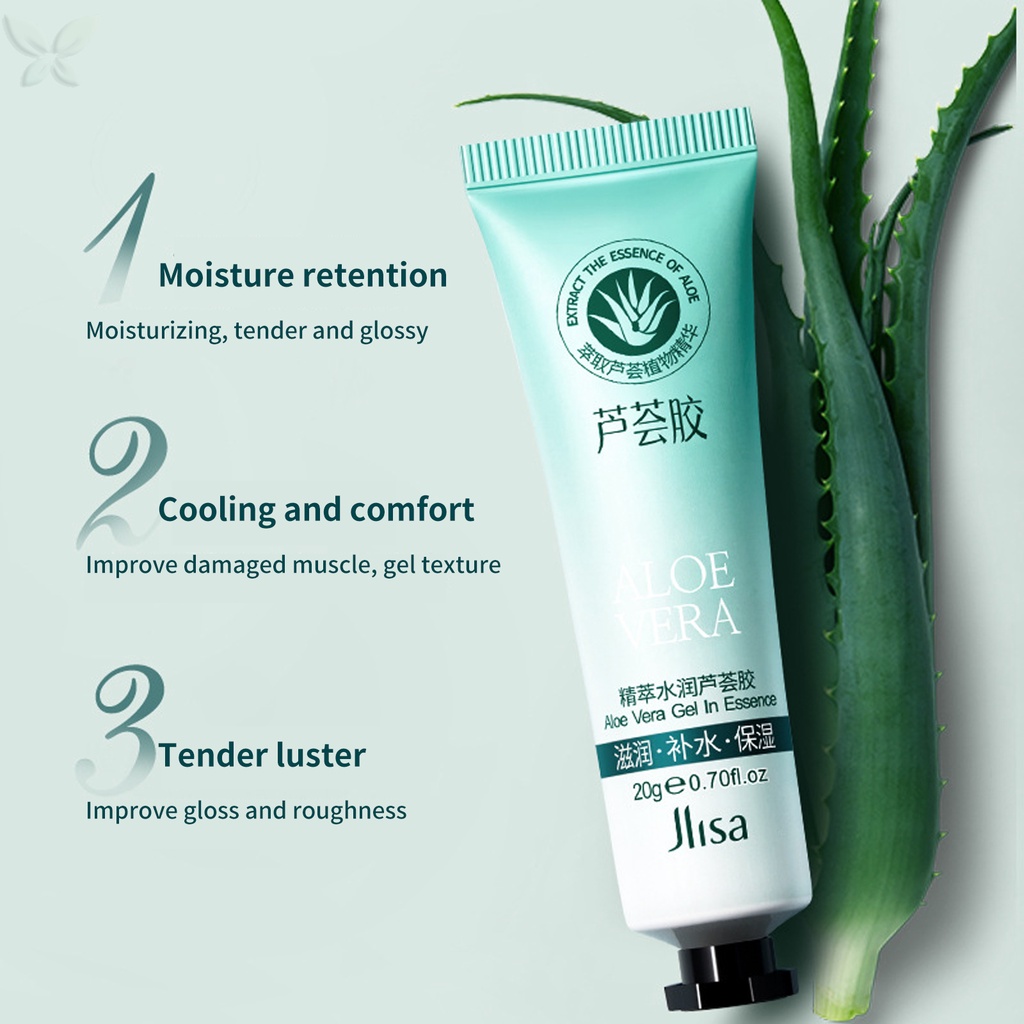 Vog gel Lô Hội Dưỡng Ẩm Hydrat Hóa Làm Trắng Da Hỗ Trợ Giảm Mụn Đốt Cháy Nắng Kiểm Soát Dầu Se Khít Lỗ Chân Lông 20G