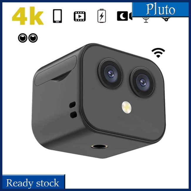 Mới Máy Ảnh mini 1080p Ống Kính Kép 170 Độ° Ống Nhòm Nhìn Ban Đêm Góc