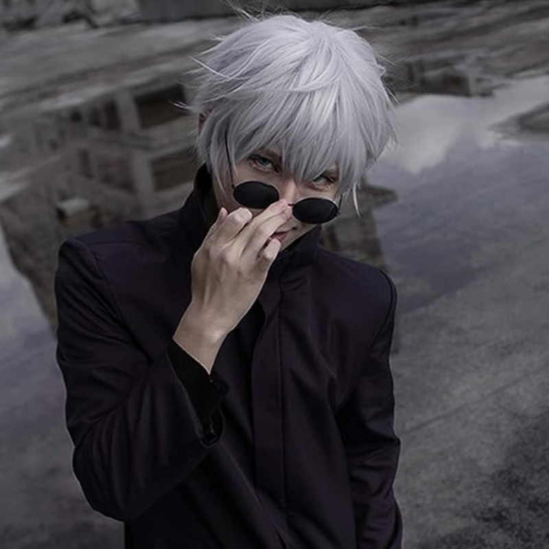 Gojo Kính Mát cosplay Jutsu kaisen gojo satoru Cho Nam Và Nữ