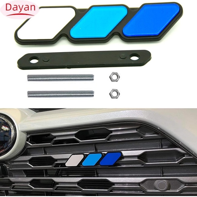 Nhãn Dán Trang Trí Xe Hơi / Xe Tải Họa Tiết Lưới Tản Nhiệt 3 Màu Sắc