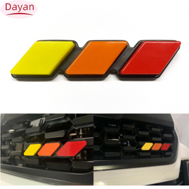 Nhãn Dán Trang Trí Xe Hơi / Xe Tải Họa Tiết Lưới Tản Nhiệt 3 Màu Sắc