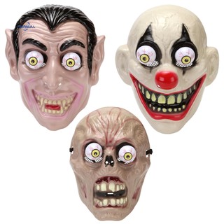 FAIRNULL Phụ Kiện Hóa Trang Halloween Hình Zombie Mắt Hề Có Thể Tái Sử Dụng