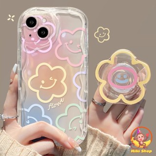 Ốp Điện Thoại Mềm Chống Bụi Có Giá Đỡ Hình Hoa Cho iphone 11 15 14 pro max 13 / 13pro max 12pro x xs xr 8 7 plus
