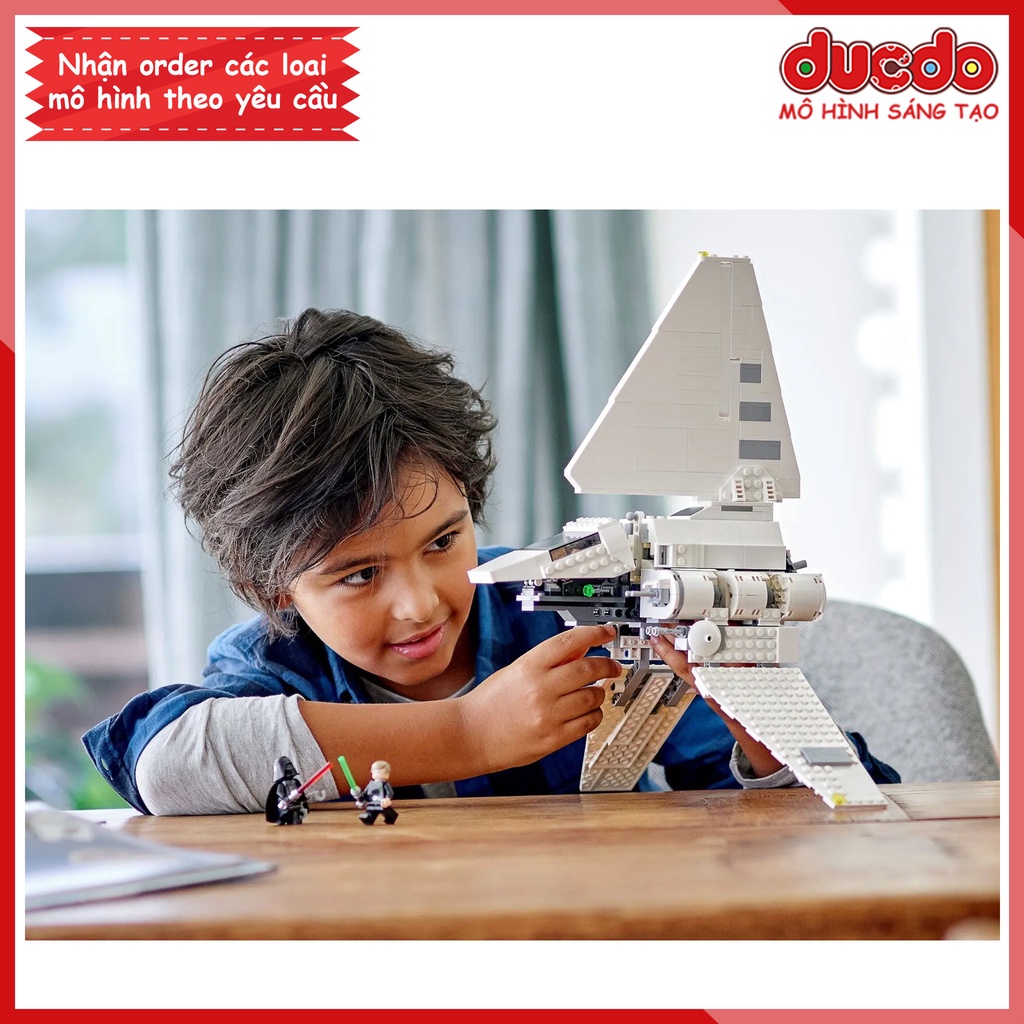 11602 Lắp ghép Chiến tranh giữa các vì sao Imperial Shuttle - Đồ chơi Xếp hình Mô hình 75302