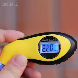 Casuall Đồng hồ đo áp suất lốp kỹ thuật số Đọc chính xác Tay cầm chống trượt phổ biến cho xe ô tô tải RV Xe đạp