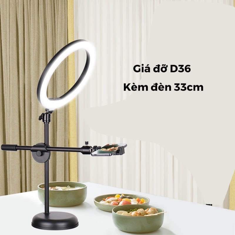 Bộ Quay Video Để Bàn Xoay 360 Độ -Chân Quay Video Chụp Ảnh Từ Trên Xuống Chắc Chắn Nhỏ Gọn