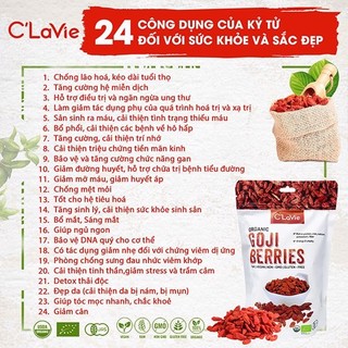 Kỷ tử hữu cơ C'LaVie 170g (34g x 5 gói)