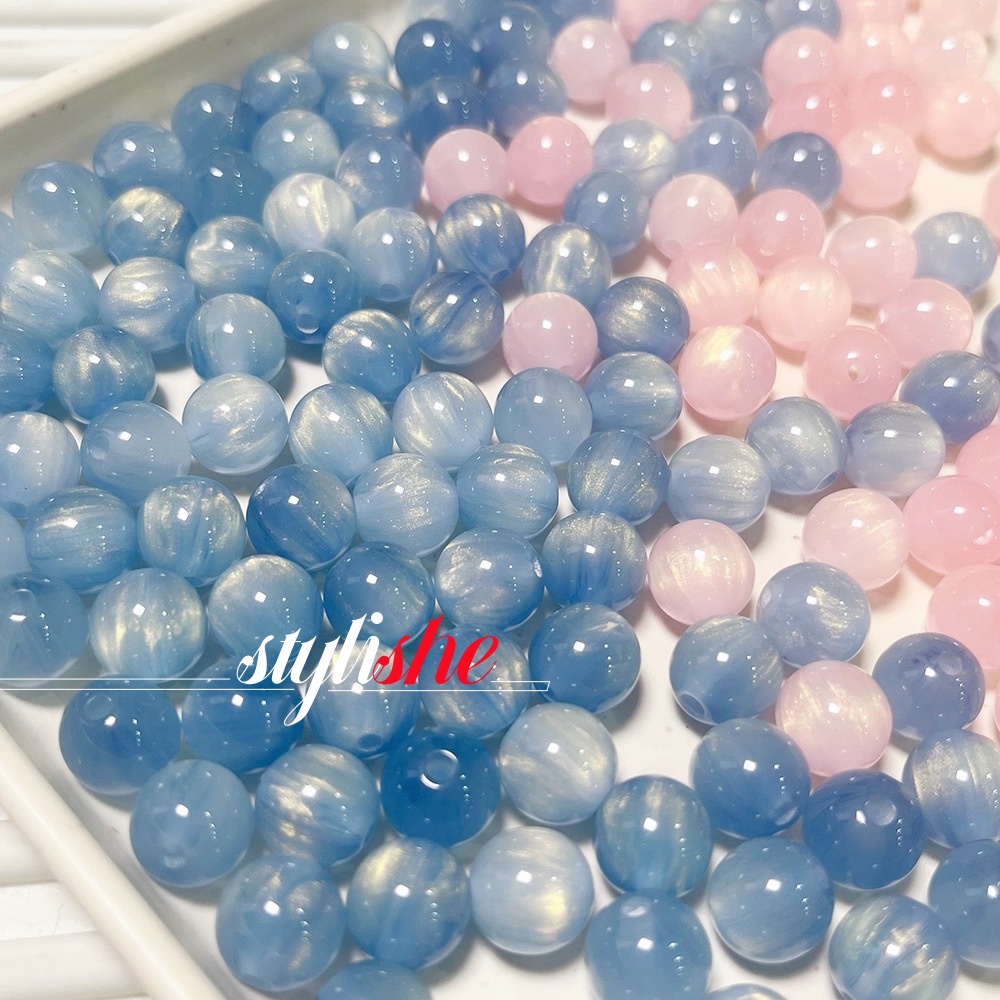 Chuỗi Hạt 10mm Bằng acrylic Dùng Làm Trang Sức diy