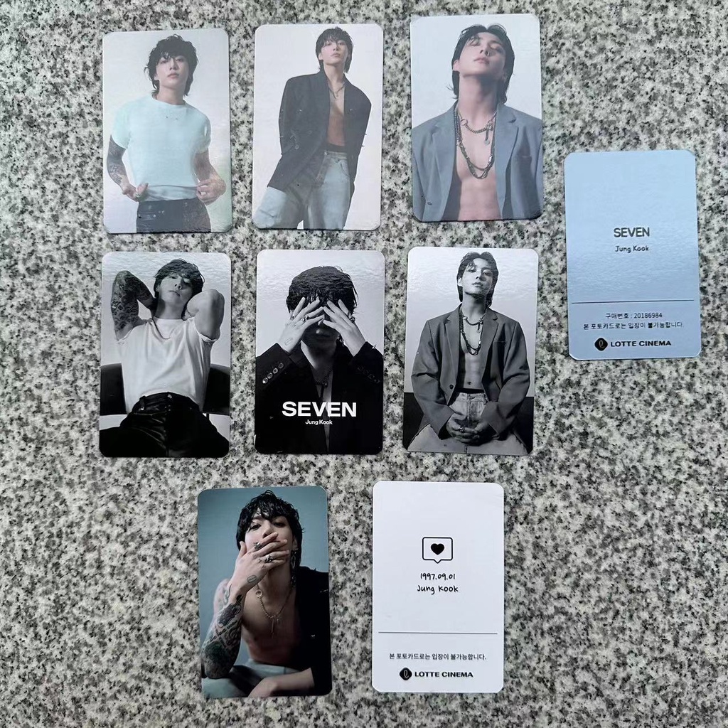 Set 1 / 7 Tấm Ảnh lomo Card Nhóm Nhạc Hàn Quốc bangtan boys bt-s jungkook ym